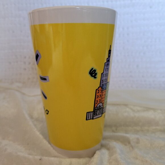 Chicago Luke-A-Tuke Coffee Tea Mug Hearts Skyline Tall 16 oz. Handled souvenir - Picture 4 of 5